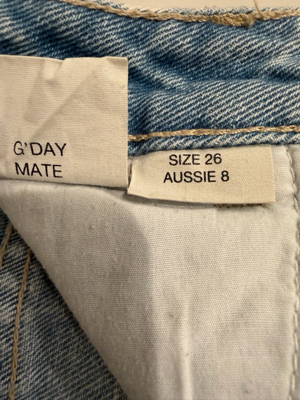 Rolla’s Miller Skinny Jeans 26 Vintage Light Wash Mid Rise Rigid Denim Jeans - Picture 8 of 12